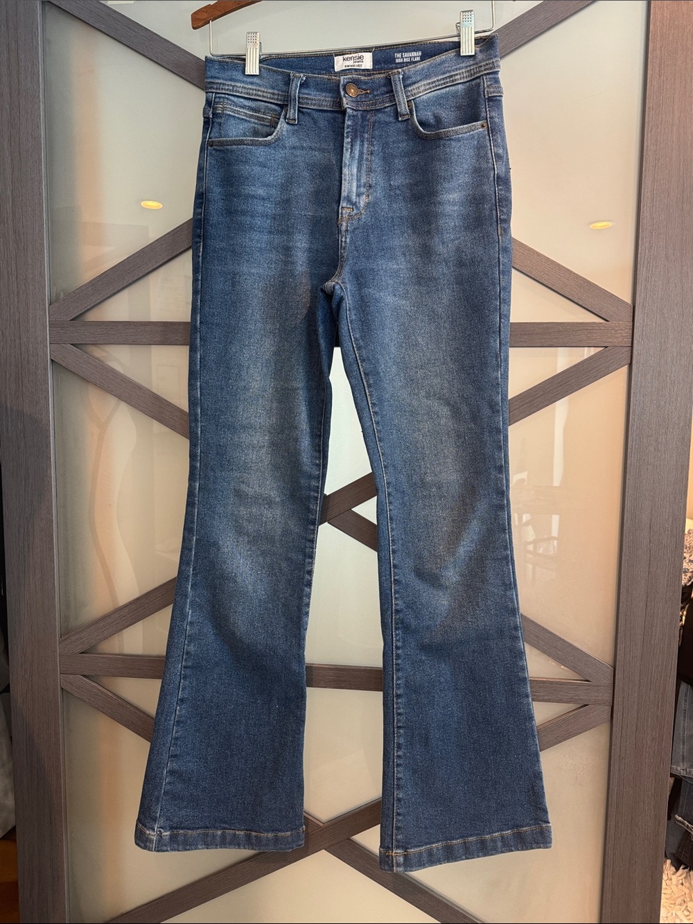 Kensie Dark Blue The Savannah Flare Jeans